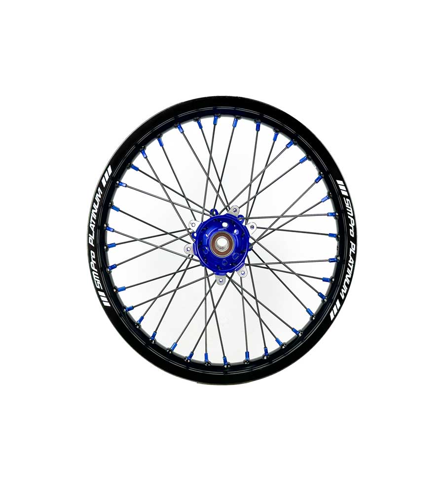 SM Pro Ultra Bee Wheels – Blue Hubs and Blue Nipples - EVFREAKSSM Pro Ultra Bee Wheels – Blue Hubs and Blue Nipples