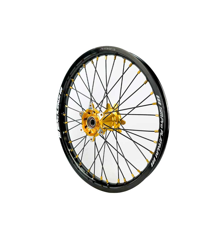 SM Pro Ultra Bee Wheels – Gold Hubs and Black Spokes - EVFREAKSSM Pro Ultra Bee Wheels – Gold Hubs and Black Spokes