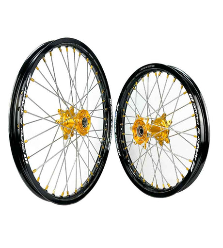 SM Pro Ultra Bee Wheels – Gold Hubs and Gold Nipples - EVFREAKSSM Pro Ultra Bee Wheels – Gold Hubs and Gold Nipples