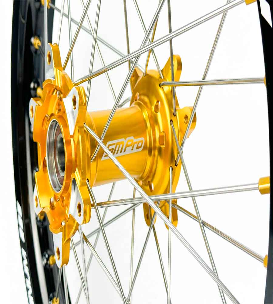 SM Pro Ultra Bee Wheels – Gold Hubs and Gold Nipples - EVFREAKSSM Pro Ultra Bee Wheels – Gold Hubs and Gold Nipples