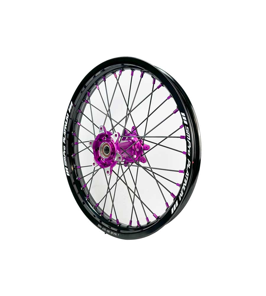 SM Pro Ultra Bee Wheels – Purple Hubs and Nipples - EVFREAKS SM Pro Ultra Bee Wheels – Purple Hubs and Nipples