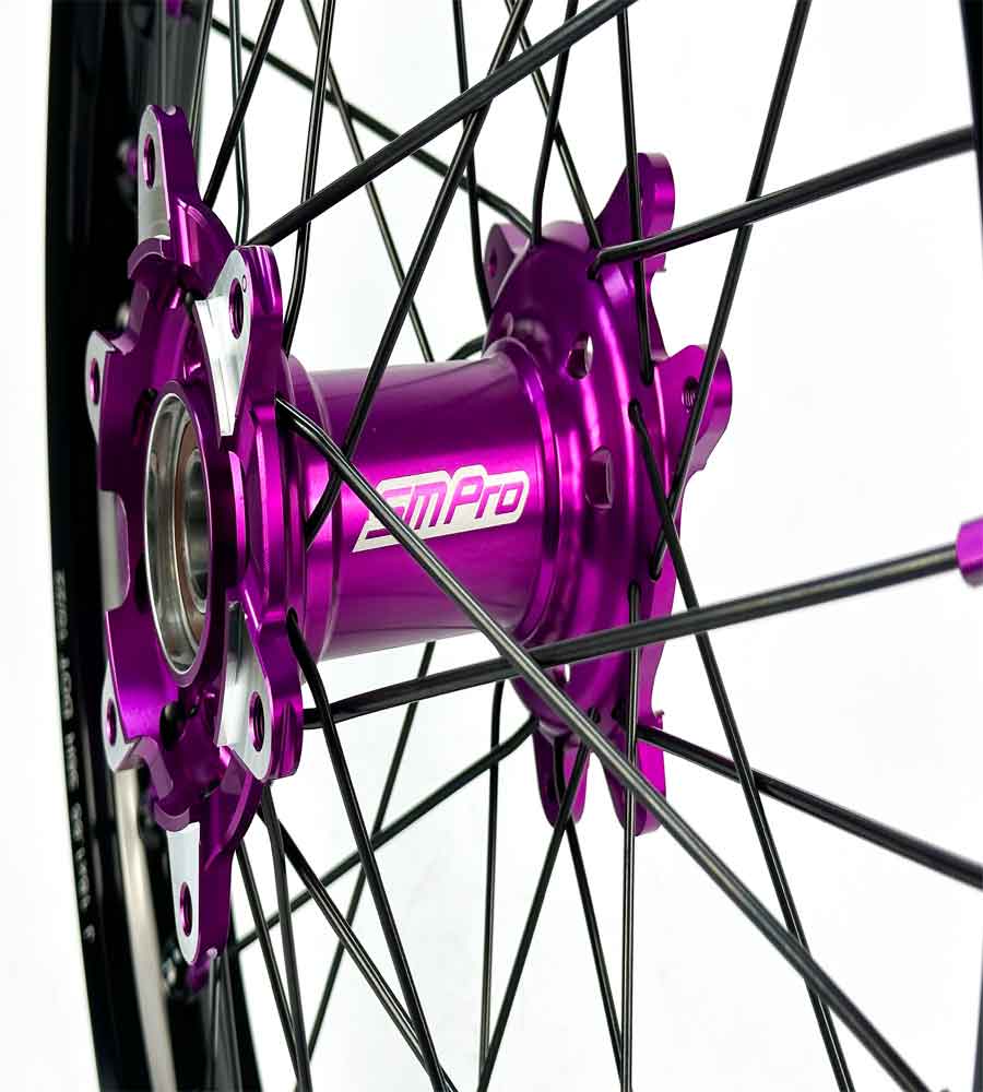 SM Pro Ultra Bee Wheels – Purple Hubs and Nipples - EVFREAKS SM Pro Ultra Bee Wheels – Purple Hubs and Nipples
