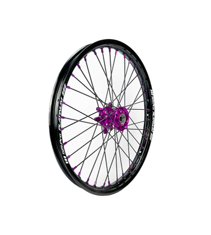 SM Pro Ultra Bee Wheels – Purple Hubs and Nipples - EVFREAKS SM Pro Ultra Bee Wheels – Purple Hubs and Nipples