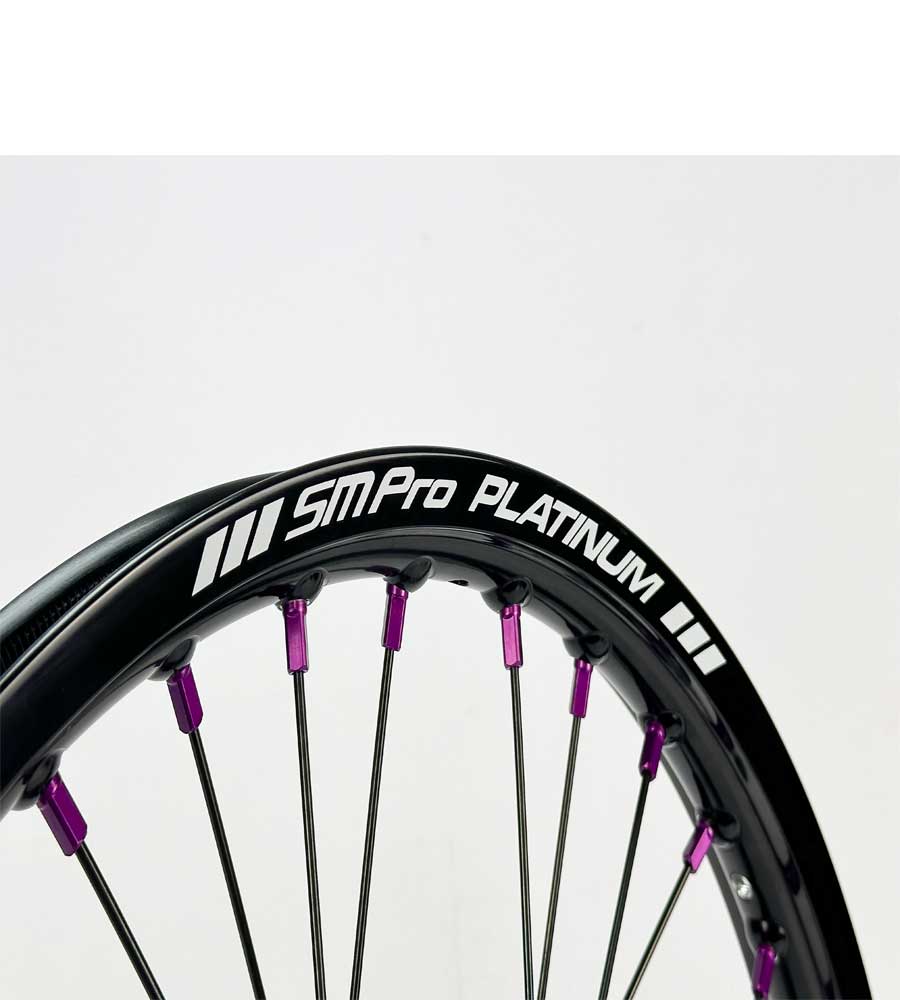 SM Pro Ultra Bee Wheels – Purple Hubs and Nipples - EVFREAKS SM Pro Ultra Bee Wheels – Purple Hubs and Nipples