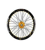 SM Pro Ultra Bee Wheels – Splatterkote Black with Gold Splatter and Matte Spokes - EVFREAKSSM Pro Ultra Bee Wheels – Splatterkote Black with Gold Splatter and Matte Spokes