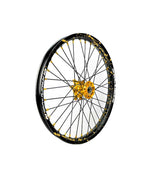 SM Pro Ultra Bee Wheels – Splatterkote Black with Gold Splatter and Matte Spokes - EVFREAKSSM Pro Ultra Bee Wheels – Splatterkote Black with Gold Splatter and Matte Spokes