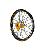SM Pro Ultra Bee Wheels – Splatterkote Black with Gold Splatter and Matte Spokes - EVFREAKSSM Pro Ultra Bee Wheels – Splatterkote Black with Gold Splatter and Matte Spokes