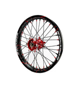 SM Pro Ultra Bee Wheels – Splatterkote Black With Red Splatter and Matte Spokes - EVFREAKSSM Pro Ultra Bee Wheels – Splatterkote Black With Red Splatter and Matte Spokes