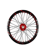 SM Pro Ultra Bee Wheels – Splatterkote Black With Red Splatter and Matte Spokes - EVFREAKSSM Pro Ultra Bee Wheels – Splatterkote Black With Red Splatter and Matte Spokes