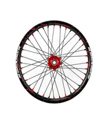 SM Pro Ultra Bee Wheels – Splatterkote Black With Red Splatter and Matte Spokes - EVFREAKSSM Pro Ultra Bee Wheels – Splatterkote Black With Red Splatter and Matte Spokes