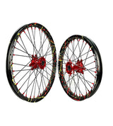 SM Pro Ultra Bee Wheels – USMC Red Sunflower Yellow Rim and Black Spokes - EVFREAKSSM Pro Ultra Bee Wheels – USMC Red Sunflower Yellow Rim and Black Spokes
