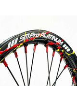 SM Pro Ultra Bee Wheels – USMC Red Sunflower Yellow Rim and Black Spokes - EVFREAKSSM Pro Ultra Bee Wheels – USMC Red Sunflower Yellow Rim and Black Spokes